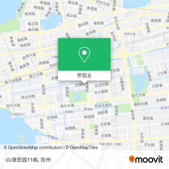 白塘景园11栋地图