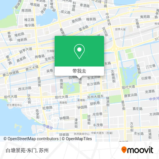 白塘景苑-东门地图
