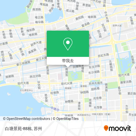 白塘景苑-88栋地图