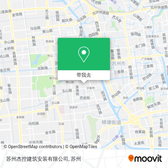 苏州杰控建筑安装有限公司地图