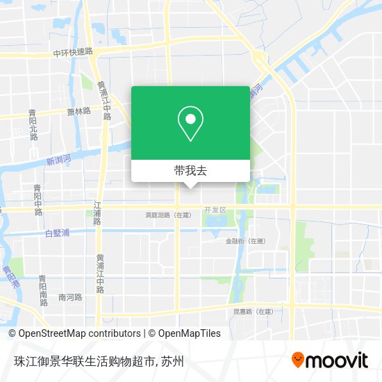 珠江御景华联生活购物超市地图