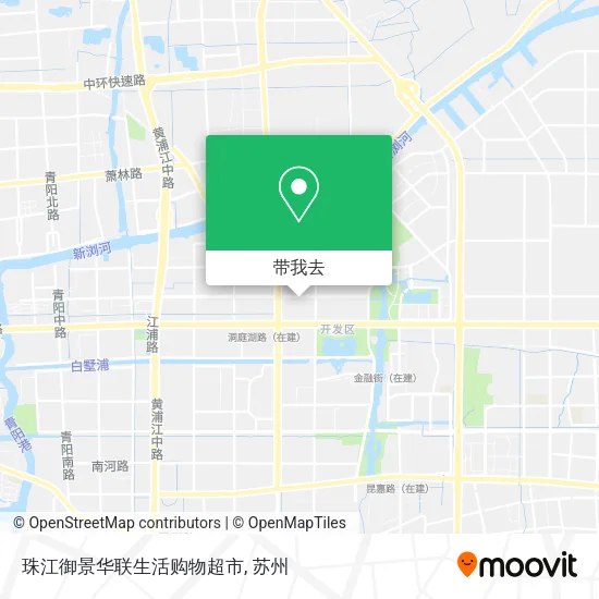 珠江御景华联生活购物超市地图