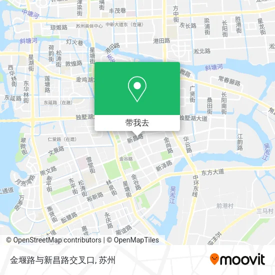 金堰路与新昌路交叉口地图