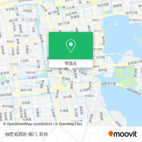 独墅苑西区-南门地图