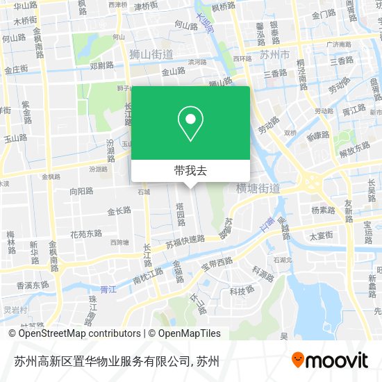 苏州高新区置华物业服务有限公司地图