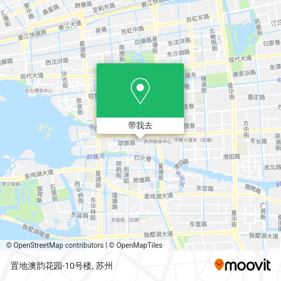 置地澳韵花园-10号楼地图