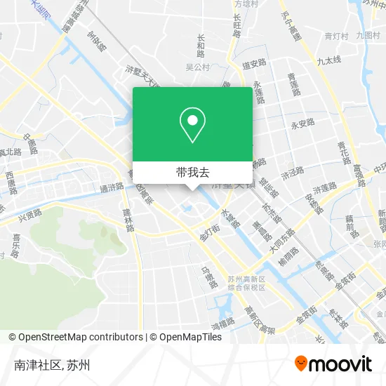 南津社区地图