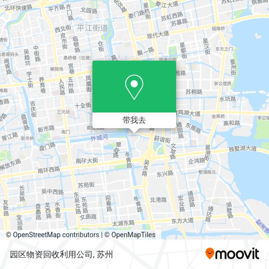 园区物资回收利用公司地图