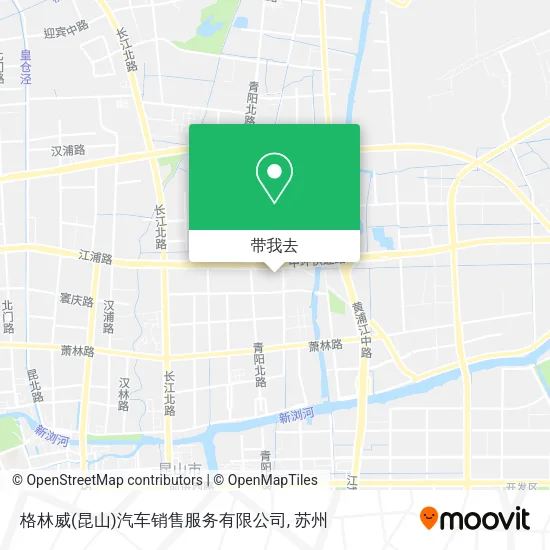 格林威(昆山)汽车销售服务有限公司地图