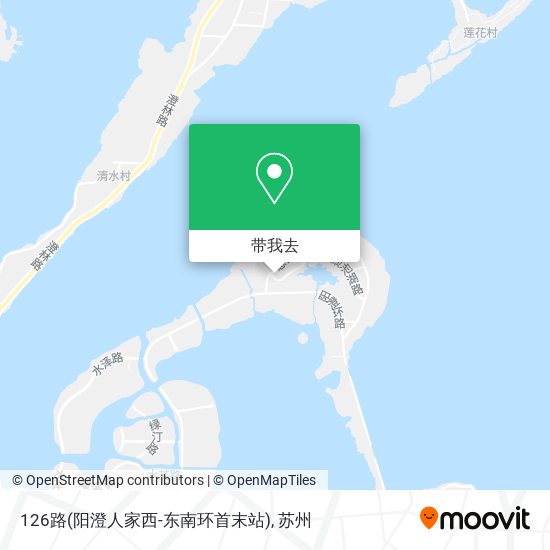 126路(阳澄人家西-东南环首末站)地图
