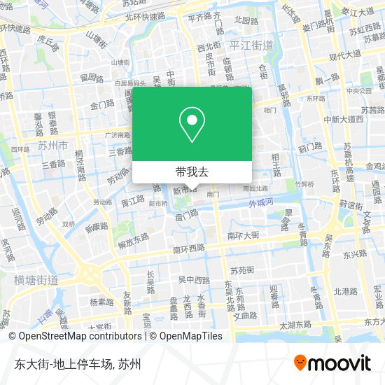 东大街-地上停车场地图