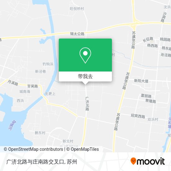 广济北路与庄南路交叉口地图