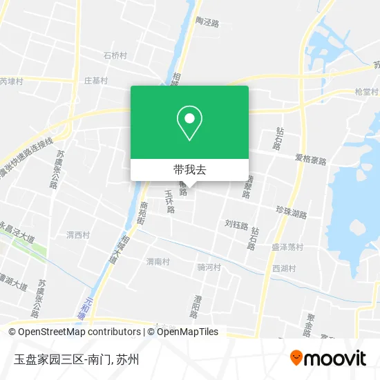 玉盘家园三区-南门地图