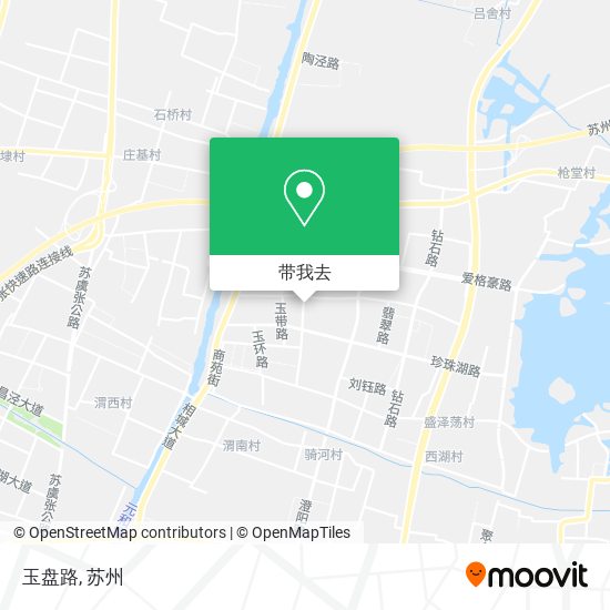 玉盘路地图
