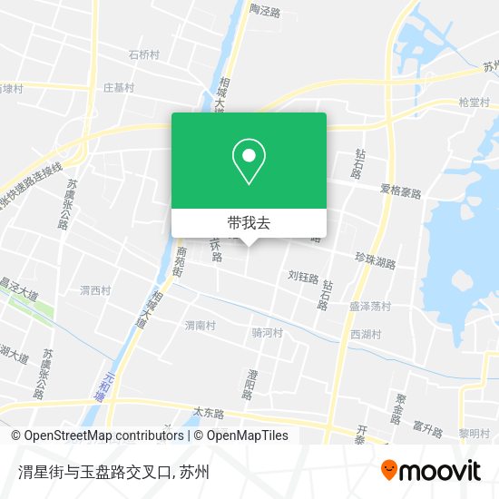 渭星街与玉盘路交叉口地图
