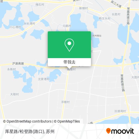 厍星路/松登路(路口)地图