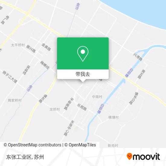 东张工业区地图