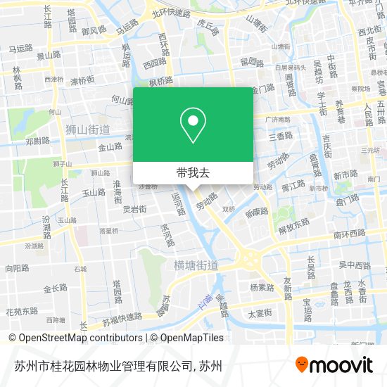 苏州市桂花园林物业管理有限公司地图