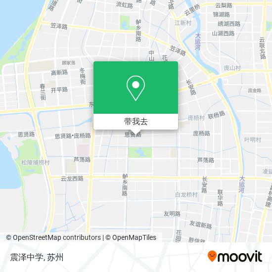 震泽中学地图