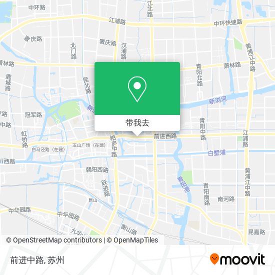 前进中路地图