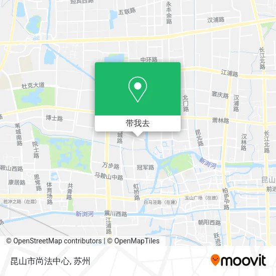 昆山市尚法中心地图