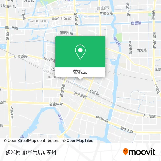 多米网咖(华为店)地图
