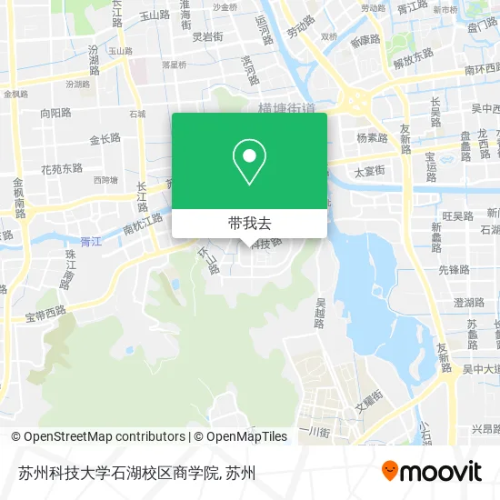 苏州科技大学石湖校区商学院地图