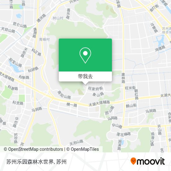 苏州乐园森林水世界地图
