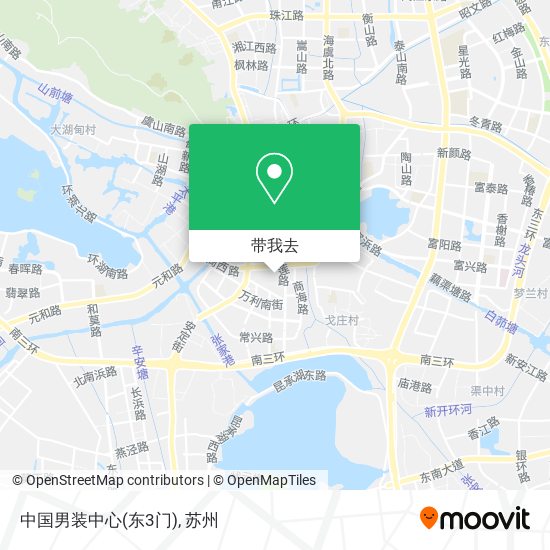 中国男装中心(东3门)地图