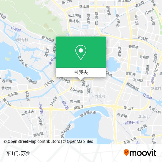 东1门地图