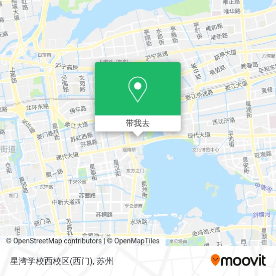 星湾学校西校区(西门)地图