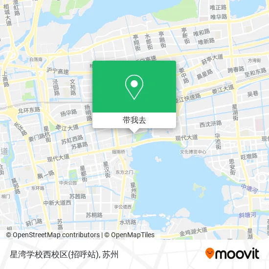 星湾学校西校区(招呼站)地图