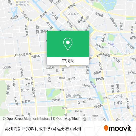 苏州高新区实验初级中学(马运分校)地图