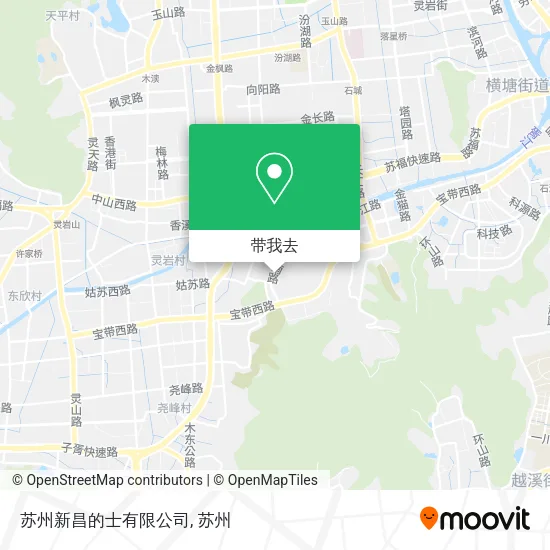 苏州新昌的士有限公司地图