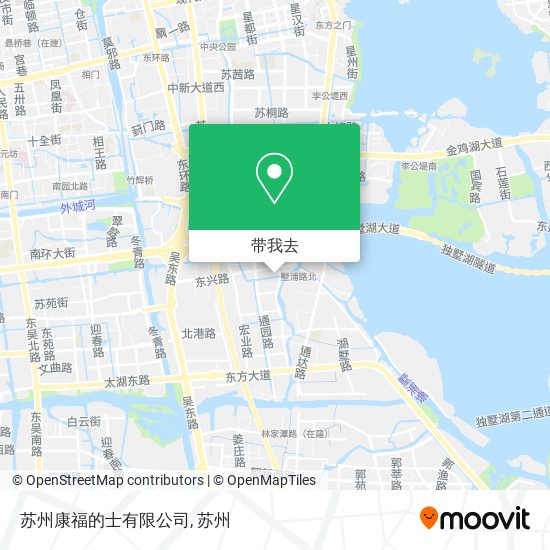 苏州康福的士有限公司地图