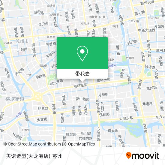 美诺造型(大龙港店)地图