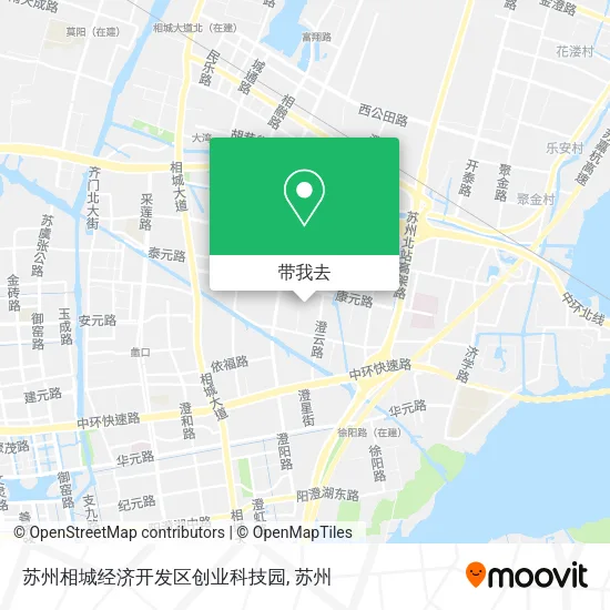 苏州相城经济开发区创业科技园地图