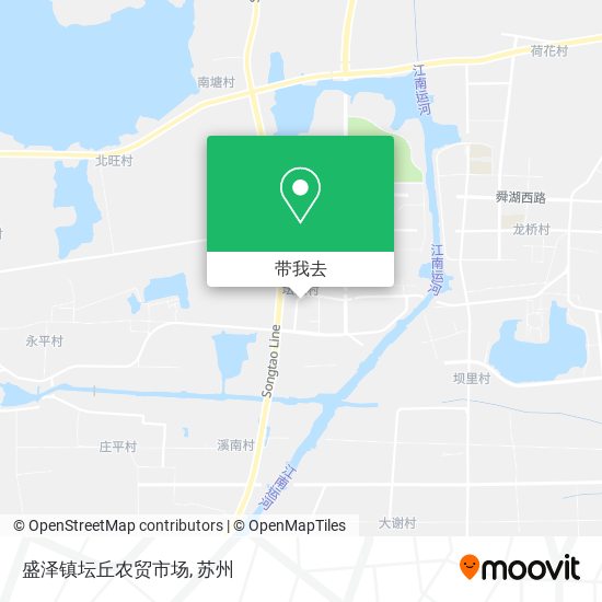 盛泽镇坛丘农贸市场地图
