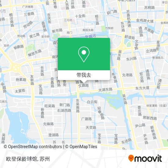 欧登保龄球馆地图