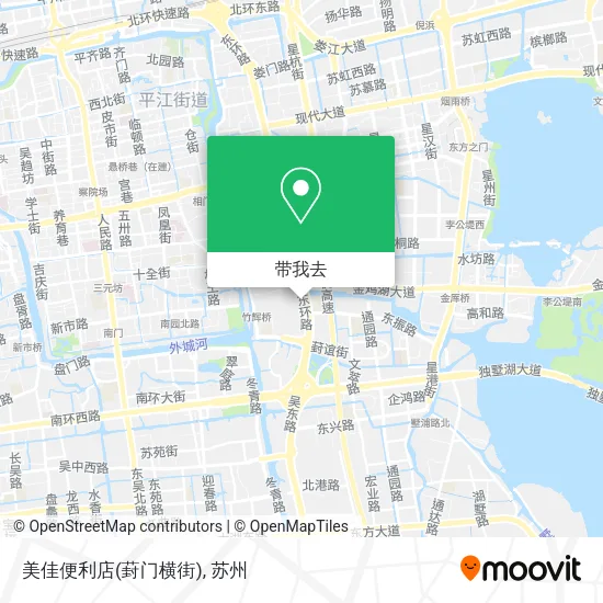 美佳便利店(葑门横街)地图