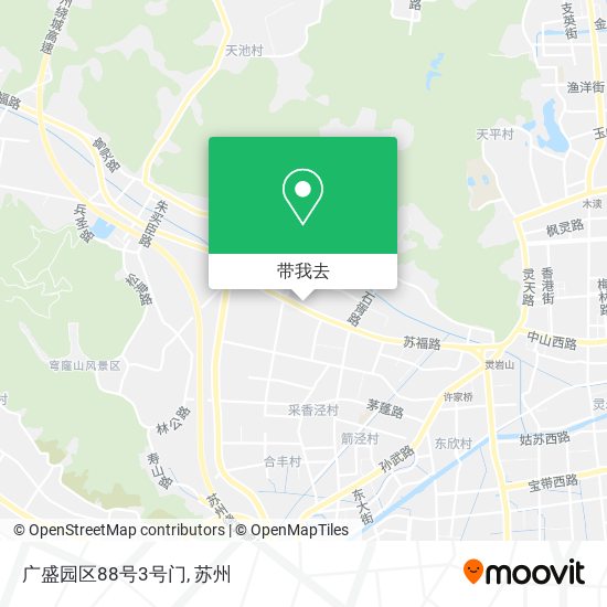广盛园区88号3号门地图