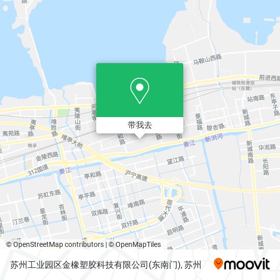苏州工业园区金橡塑胶科技有限公司(东南门)地图