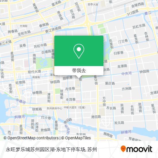 永旺梦乐城苏州园区湖-东地下停车场地图