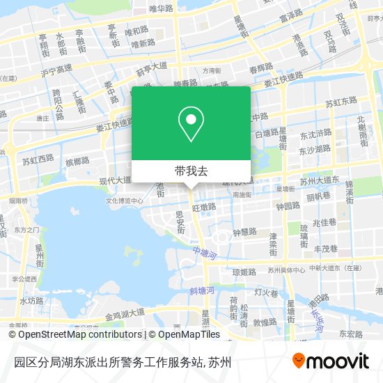 园区分局湖东派出所警务工作服务站地图