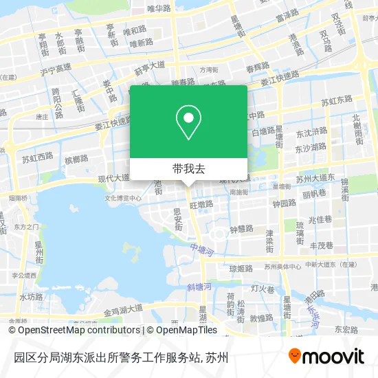 园区分局湖东派出所警务工作服务站地图