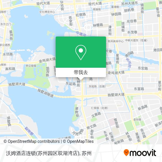 沃姆酒店连锁(苏州园区双湖湾店)地图