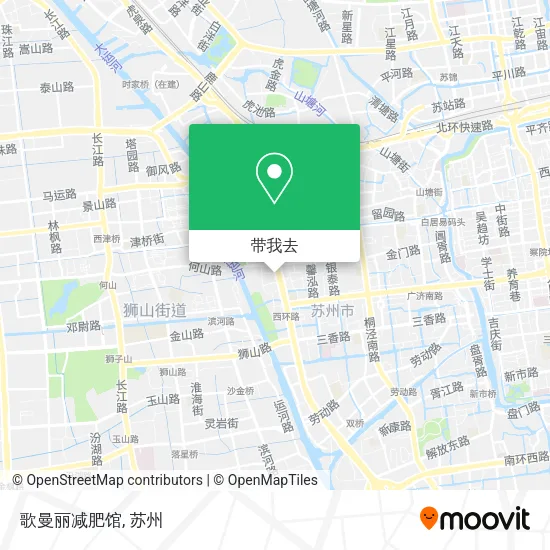 歌曼丽减肥馆地图