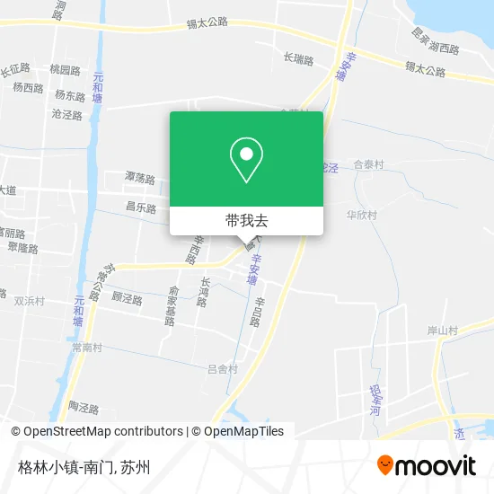 格林小镇-南门地图