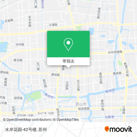水岸花园-42号楼地图