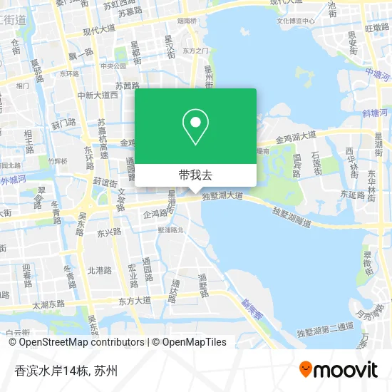 香滨水岸14栋地图